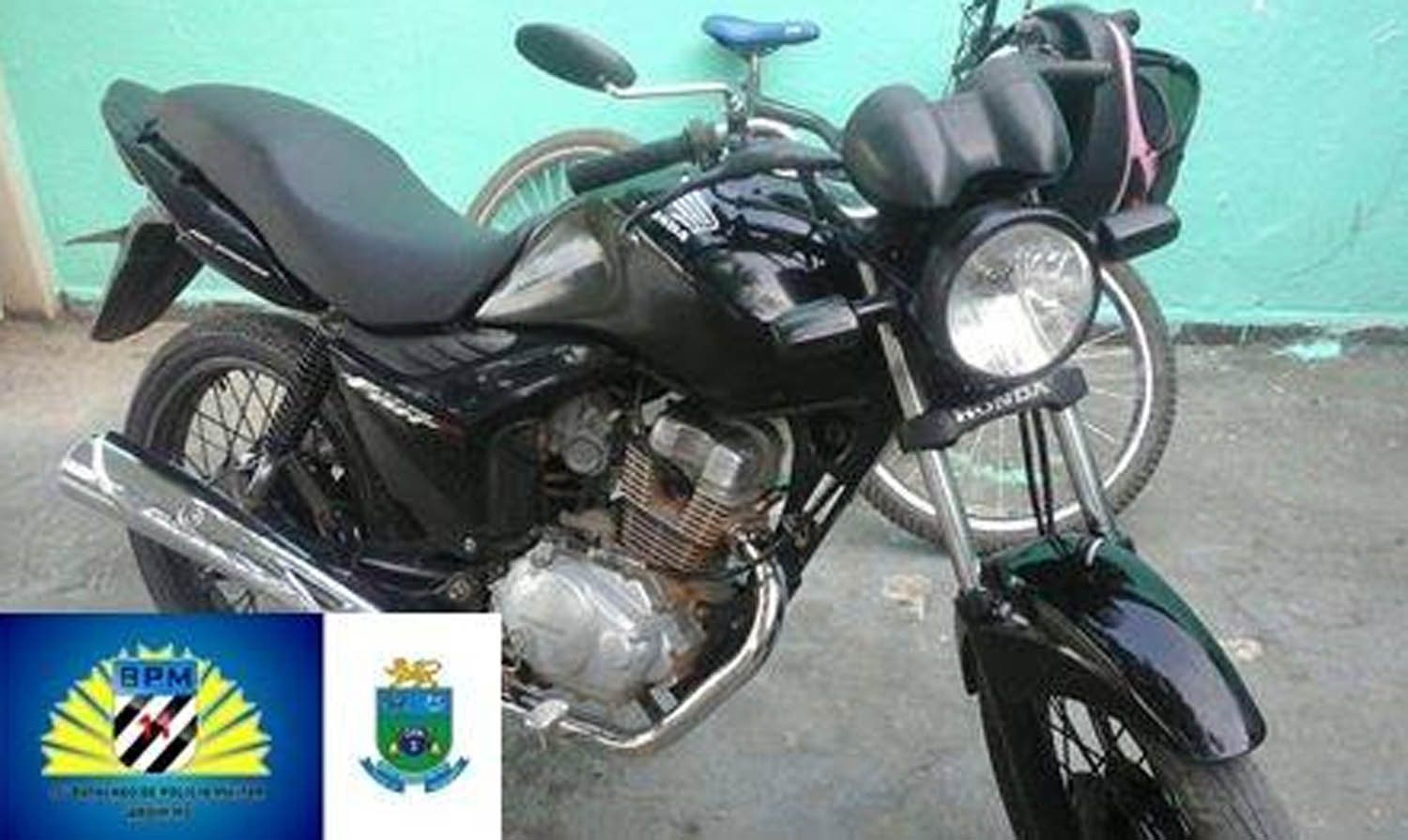 Polícia Militar de Porto Murtinho recupera motocicleta furtada e prende autor