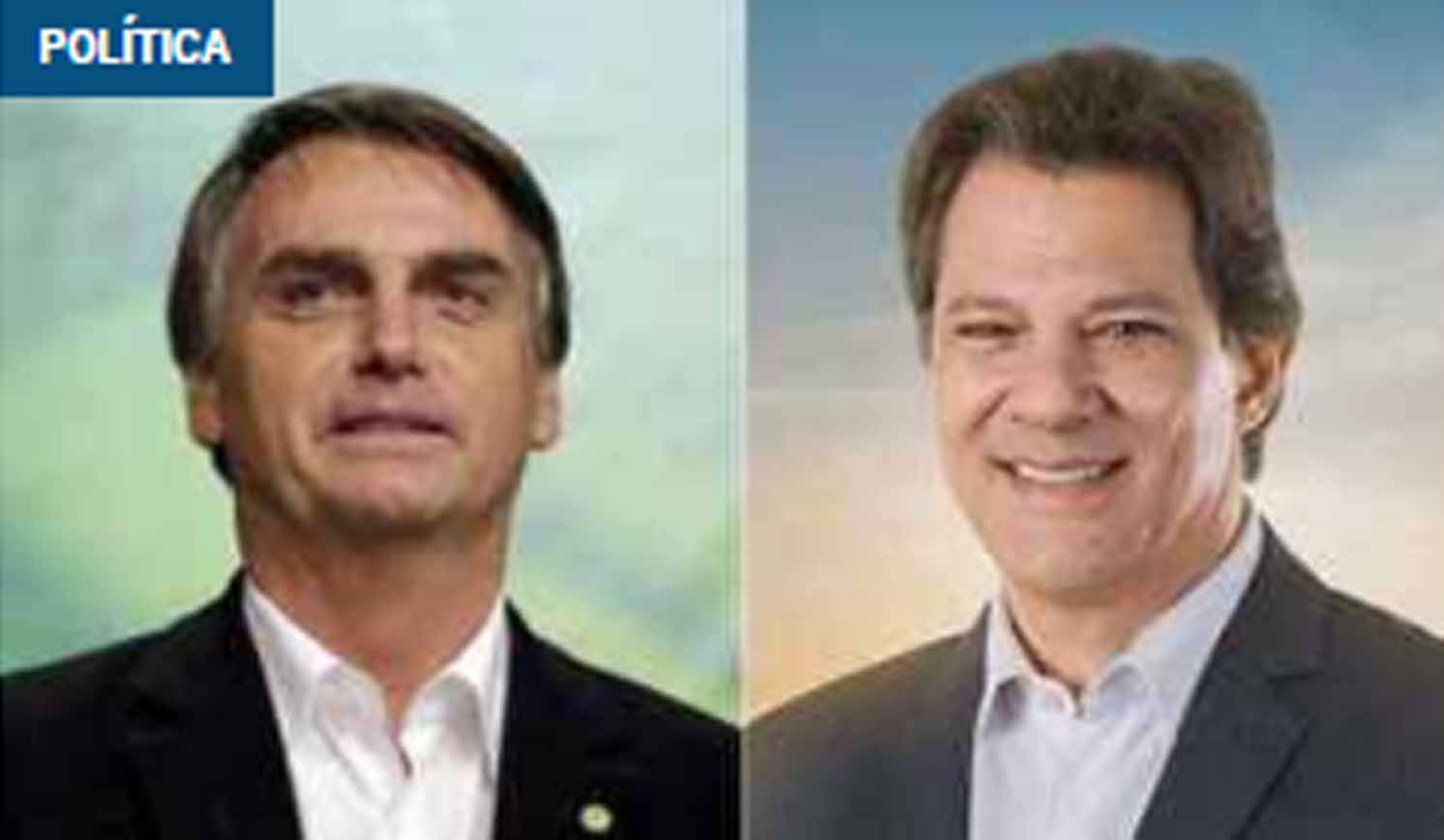 Jair Bolsonaro e Fernando Haddad disputam 2º turno pela Presidência do Brasil