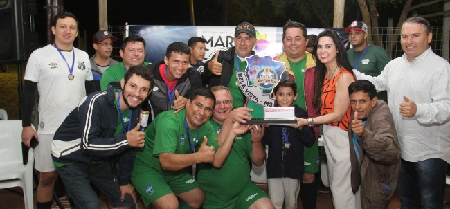 Parceira do 5º Campeonato de Futebol Entre Amigos, de Bela Vista, Mara Caseiro destaca importância do esporte na vida das pessoas