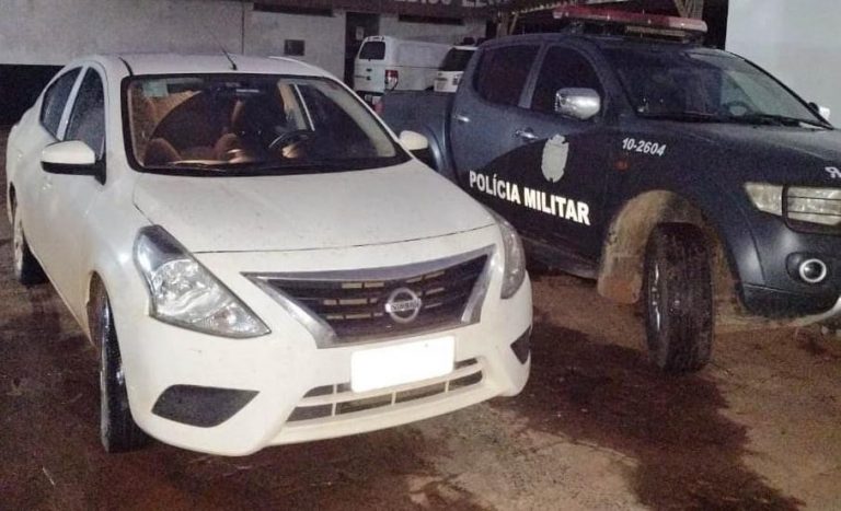 Polícia Militar recupera veículo durante policiamento no distrito de Alto Caracol