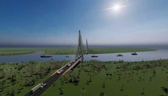 Ponte entre Porto Murtinho e Carmelo Peralta será relicitada no dia 1º de junho