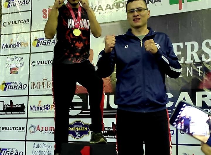 Belavistense é campeão de Kickboxing em Nova Andradina.