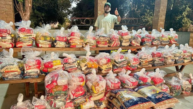 Solidariedade: Arraiá ‘A Casa Caiu’ arrecada 2 toneladas de alimentos