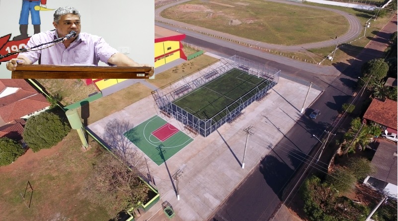 Marquinhos cobra informações sobre horários para utilizar a Arena esportiva