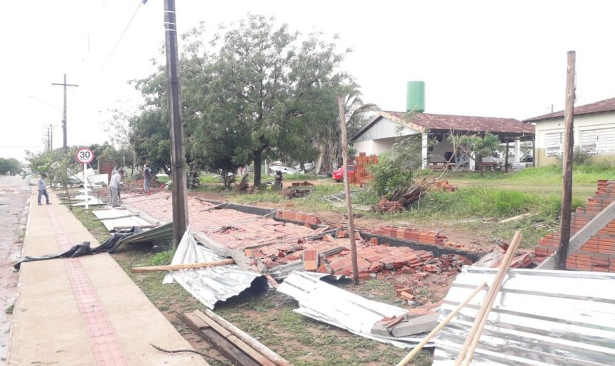 Cena de guerra: Tempestade atinge metade das casas de Caracol, que vai decretar emergência