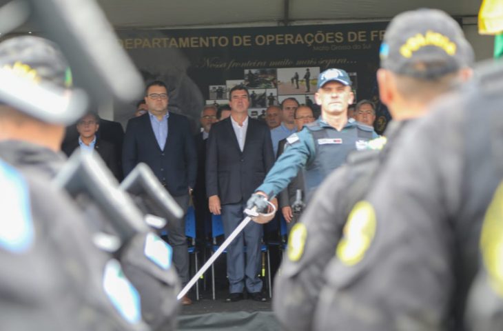 Em troca de comando, Eduardo Riedel destaca que DOF garante a segurança de todo Brasil