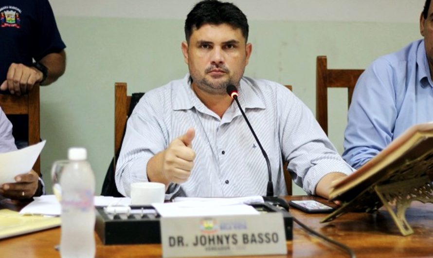 Vereador Johnys Basso pede atualização do Código de Postura do município