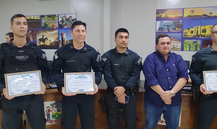 Vereador JT presta homenagem à Policiais Militares de Caracol