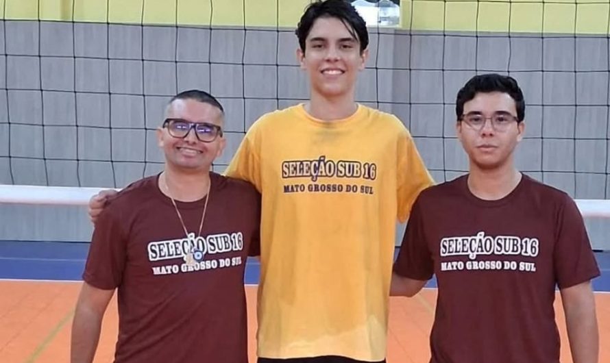 Atleta bela-vistense João Vitor é convocado para a Seleção Sul-Mato-Grossense de Vôlei