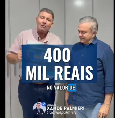 Xande viabiliza junto ao deputado Vander R$ 400 mil para quadra no Canaã e retorno do atendimento do INSS em Bela Vista