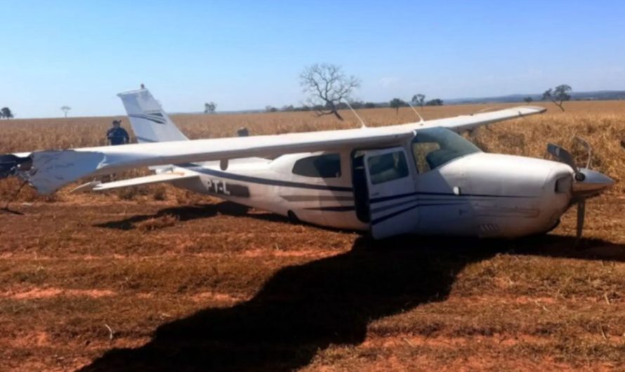 Tripulação foge após FAB interceptar em MS avião que fazia voo clandestino da Bolívia